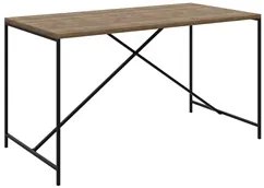 Mesa Para Sala de Jantar Estilo Industrial Steel Quadra 27818 Vermont/