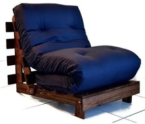 Colchonete Futon Dobravel Enrolavel 175X50X13Cm Orthovida (Preto)