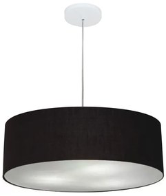 Pendente Cilíndrico Preto MJ-4217 Para Mesa de Jantar e Estar