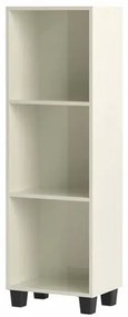 Estante Tulum 3 Nichos para Livros na cor Off White 77cm - 64816 Sun House