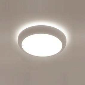 Plafon Bold Redondo Ø30X7,5Cm Led 24W Bivolt - Usina 19670/30 (CB-M - Cobre Metálico, 3000k)