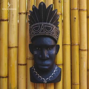 Máscara Decorativa Indígena Tikuna