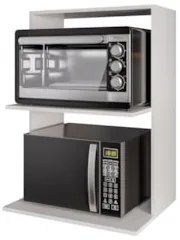 Suporte Micro-Ondas e Forno Armário Aéreo 60cm Turim Z34 Branco - Mpoz