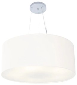 Pendente Cilíndrico Branco MJ-4135 Para Mesa de Jantar e Estar