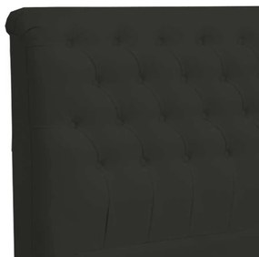 Cabeceira Paris Cama Box Solteiro 100 cm Corino Preto D'Rossi