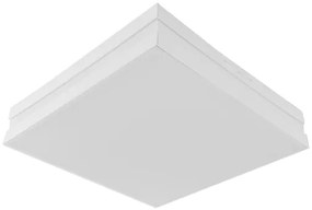 Plafon Led Sobrepor Quadrado Branco 16W Bilbao - LED BRANCO FRIO (6500K)