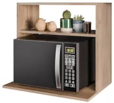 Suporte Micro-Ondas Forno Armário Aéreo 60cm 1 Prateleira Aura Z34 Fre