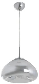 Pendente Vidro Cromado E27 40w