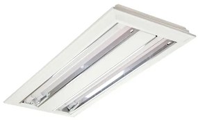Luminaria Embutir Aluminio Branco 61,70cm