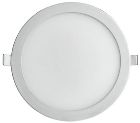 Luminária De Embutir Redondo 24W 4000K Led Bivolt Ø29X2,5Cm Downlight... (Branco)