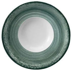 Prato Risoto 27Cm Porcelana Schmidt - Dec. Esfera Verde 2418