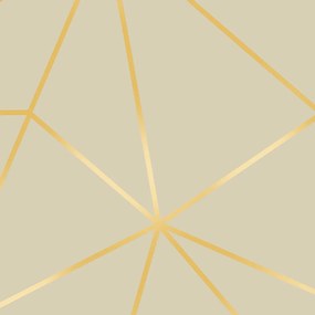 Papel de Parede Zara Grey Cinza Gold 0.52m x 3.00m