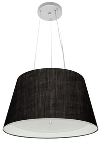 Pendente Cone Preto e Branco MJ-4119 Para Mesa de Jantar e Estar