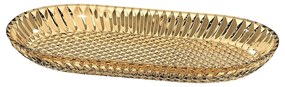 Travessa Oval Em Vidro 22,8Cm Ambar - L'hermitage