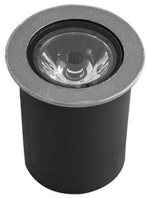 Embutido De Solo Led Aluminio Inox 2,5w 2700k 5 Ip67 Flat