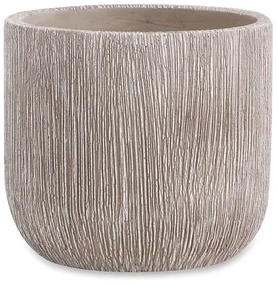 Cachepot em Cimento Cinza - 12cm