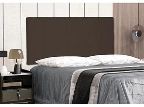 Cabeceira Painel Verona Para Cama Box Solteiro 90 cm Suede Café - D'Rossi