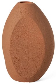Vaso Em Cerâmica Oval 23,50x7,50 - Terracota