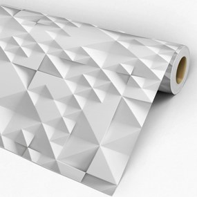 Papel de parede adesivo geométrico cubis
