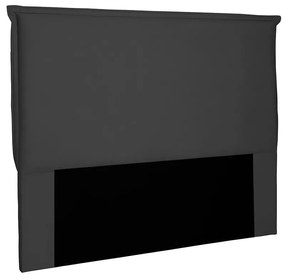 Cabeceira Garden Para Cama Box Solteiro 90 cm Suede Preto - D'Rossi