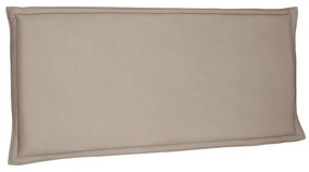 Cabeceira Painel Garden Para Cama Box King 195 cm Suede - D'Rossi - Bege