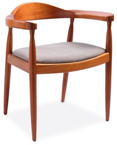 Cadeira com Braço Atena Estofada Estrutura Madeira Liptus Design Sustentável
