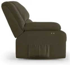 Poltrona do Papai Reclinável Pietra Power Touch Massagem FH9 Veludo Ca