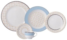 Aparelho Jantar E Chá Porcelana Schmidt 30 Peças - Dec. Pantanal 2391