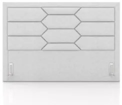 Cabeceira Cama Box Casal King 195cm Texas Z37 Linho Cinza Claro - Mpoz