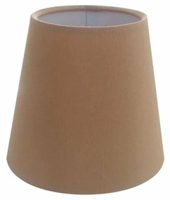 Cúpula em tecido cone abajur luminária cp-2004 14/08x13cm palha