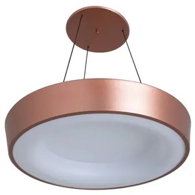 Pendente Led Aluminio 25,2W Luz Amarela Apollo - COBRE ESCOVADO