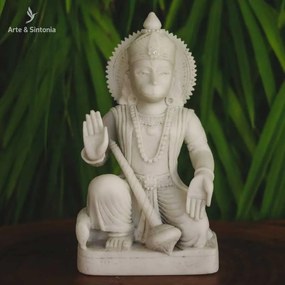Escultura Hanuman Marmorite