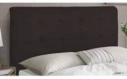 Cabeceira Cama Box Casal Queen 160cm Luna I02 Sintético Marrom - Mpoze