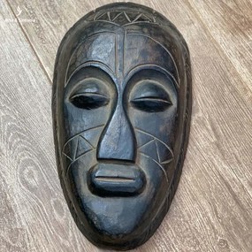 Máscara Aborígene em Madeira