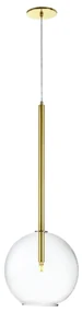 Pendente Globo Aberto Ø25X60Cm 1 X G9 Metal E Globo Ø25Cm |Old Artisan... (BRANCO, CLEAR)