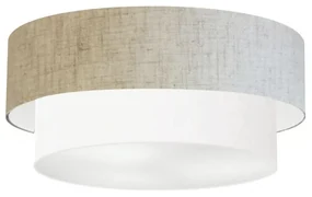 Plafon Para Corredor Cilíndrico SC-3064 Cúpula Cor Rústico Bege Branco