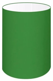 Cúpula em tecido cilíndrica abajur luminária cp-4012 18x25cm verde folha