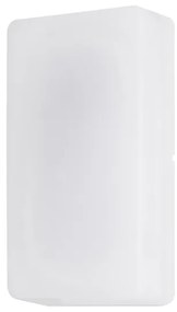 Arandela Plastico Branco Led 5w 450lm 3000k Ip65