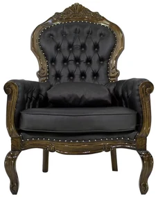 Poltrona Catarina com Tachas - Wood Prime 14876