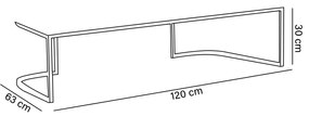 Base Namoradeira Stella Industrial Dourada - D'Rossi