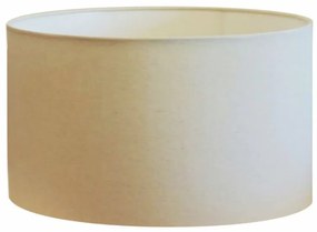 Cúpula abajur e luminária cilíndrica vivare cp-8025 Ø50x30cm - bocal europeu - Algodão-Crú