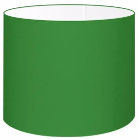 Cúpula Abajur Cilíndrica Cp-7018 Ø40x25cm Verde Folha
