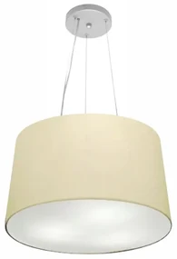 Pendente Cone Bege MJ-4153 Para Mesa de Jantar e Estar