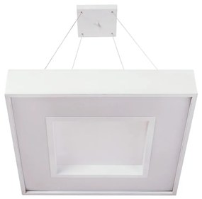 Pendente Meg 36X36Cm Led 24,4W Bivolt / Base Fechada | Usina 19031/36 (CB-M - Cobre Metálico, 3000k)