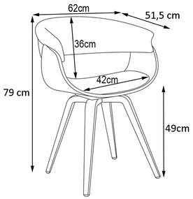 Kit 02 Cadeiras Giratória Decorativa para Sala de Jantar Ohana Linho Bege G56 - Gran Belo