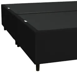 Base Cama Box Casal Queen 158cm Bipartido Hit Z04 Sintético Preto - Mp