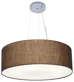Pendente Cilíndrico Café MJ-4070 Para Mesa de Jantar e Estar