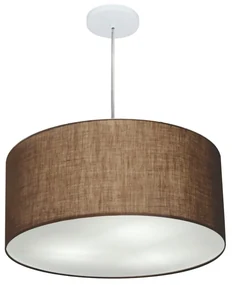Pendente Cilíndrico Café MJ-4214 Para Mesa de Jantar e Estar