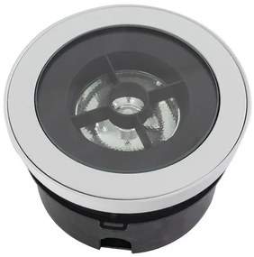 Embutido De Solo Led Aluminio Branco 16w Ip67 10 2700k Flat