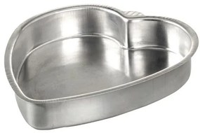 Assadeira Coração Prata N°2